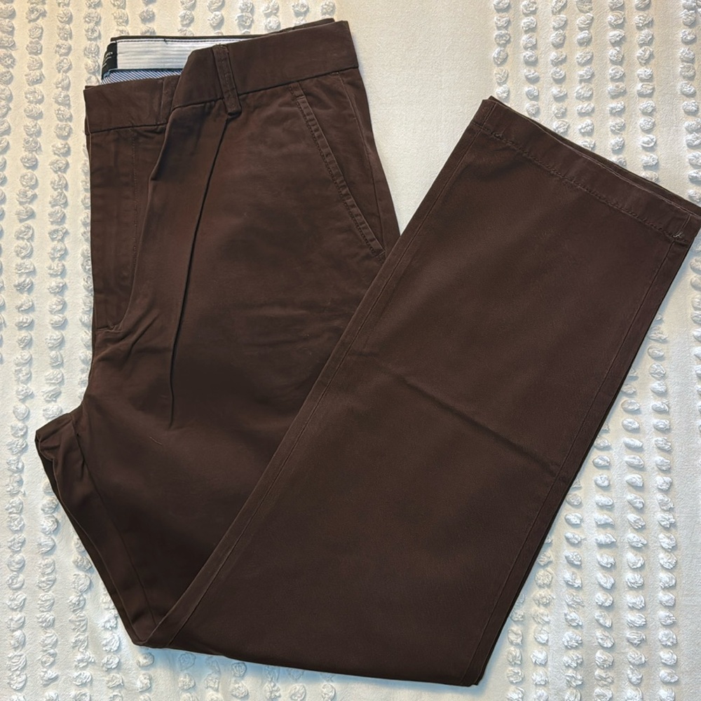 Men’s Combatant Gentlemen Chino Pants 38x32, chocolate brown